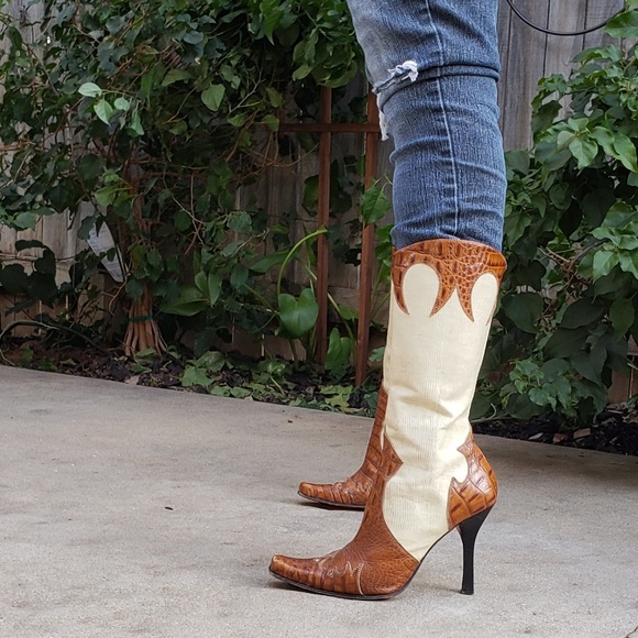 bebe | Shoes | Bebe Cowgirl Reptile 